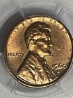 1960-d Lincoln Error Memorial Cent Penny Large Date Pcgs Ms64rd Filled 9 Date