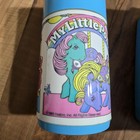 Vintage 1989 Aladdin My Little Pony Lunch Box Thermos Set Blue Plastic Girls