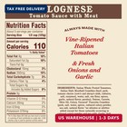 Rao s Homemade Bolognese Sauce 24 Oz  Tomato Sauce  All Purpose  Keto Friendly P