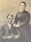 Antique 19th Century Tintype Photo Couple Victorian Era 3 5x2 5 Metal