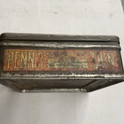 Vintage 1920s Penns Spells Quality Tobacco Advertising Square Tin Can 