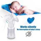 Manual Breast Pump  Adjustable Suction Silicone Hand Pump Breastfeeding