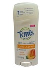  2  Tom s Of Maine Long Lasting Deodorant Natural Fresh Apricot 2 25oz Nos