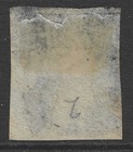 Gb Qv Sg2  1d Black Plate 2  Maltese Cross  q-c  4 Margins  Used 