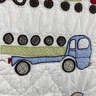 Pottery Barn Kids Transportation Quilt Patchwork Wall Hanging Truck Train 50x34 