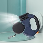 Dual Pet Leash Retractable Reflective Lead 360 Swivel Double Dog Walking Leash