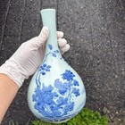 Chinese Porcelain Chinese Blue And White Porcelain Long Neck Pear-shaped Vase