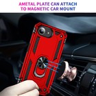 For Iphone 16e 16 Pro Max 15 14 13 Heavy Duty Armor Hybrid Case Ring Stand Cover