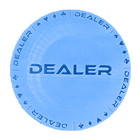 Poker Dealer Button Blue