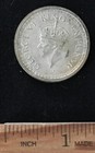 India 1945 Kgvi One Rupee Silver Circulated Coin