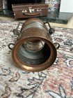 Vintage Nautical Ships Anchor Maritime Lamp Light Lantern  Copper Brass 1944