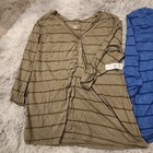 Lot Of 2 Bobbie Brooks Woman s Soft Casual     Sleeve Plus Size 2x Vneck 