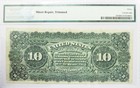 1886  10 Silver Certificate Tombstone Fr 292 Pmg Vf30 Minor Repair  Trimmed