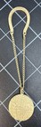 Vintage 1950s-1960s Nash Rambler Brass Globe Keychain Fob With Horseshoe - Car