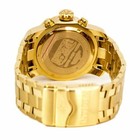 Invicta Men s Watch Pro Diver Chronograph Green Dial Yellow Gold Bracelet 0075