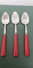 Vintage Red Bakelite Flatware 8pc