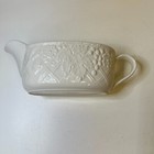 Mikasa White Gravy Boat  English Countryside  Vtg
