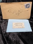 Civil War Confederate Csa Loan Receipt   1890s Washington Stamp Cover Ephemera