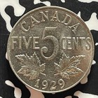 1929 Canada 5 Cents Lot t4944 Nice 