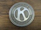 Vintage - Kiwanis International Cast Aluminum Desk Medallion  Cedar Falls Ia