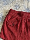 Vintage Men s  Pilgrim M Knit Swimwear Brief Drawstring Textured Red  Swimsuit