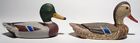 Mallard Pair Miniature Wooden Duck Carving Decoys By Tyler From Maryland