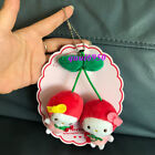Cute Cherry Hello Kitty Brooch Pin Keychain Plush Doll Clothes Backpack Badge