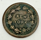 1863 Civil War Merchant Token New York Pro Bono Publico Fuld 191 443a Copper