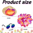Porch Goose Outfits For 17-23  Lawn Decor - Hawaiian Summer Outfit Set With Stra