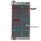 Fits Ingersoll Rand Compressor C185wkub T4i-d95 Doosan P185 Radiator 22482277