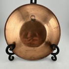 Vintage 7    Inch Turkish Etched Copper Wall Plate