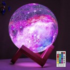 Moon Lamp Galaxy Lamp 5 9 Inch 16 Colors Led 3d Moon Light  Remote   Touch Co   