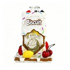 Biscuit Hookah 7  Glass Bongs  Water Pipes Smoking Bubbler Cool Bong   14mm Bowl