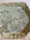 Chinese Export European Scene Dog Grisaille Spoon Tray Dish 18th Century