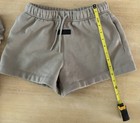 Essentials Fear Of God Shorts    Long Sleeve Shirt Both Khakis 