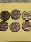    6lotbuy   -1950-1952 Canada One Cent Coin Buy-circulated -good Looking Coins