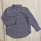 Lot Of 5 Polo Ralph Lauren Boys Toddler 5 5t Button-down Shirt Plaid Preppy
