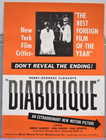 1955 Diabolique Les Diaboliques Pressbook Simone Signoret V  ra Clouzot Meurisse