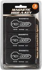 3 Pack Magnetic Key Holder Case Hide Spare Key Box For Car Home Storage