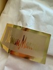 Neiman Marcus Gold Plated Shaving Kit W  Badger Hair Brush   Razor