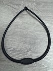 Phiten 17  Necklace Black   Red Titan Ball - New