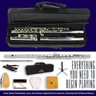 Cecilio Closed Hole C Flute For Kids   Beginner intermediate - Nickel-