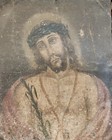 Antique Retablo Jesus Christ  Portrait Of Jesus Christ  Catholic Art  