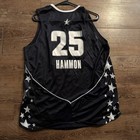 Rare  09 Adidas Becky Hammon San Antonio Silver Stars Women s Lg Jersey  Wnba