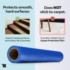 Floor Protection Film  24 Inch X 200  Roll  Blue Self Adhesive Floor Protector