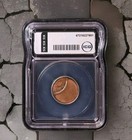  nd  Lincoln Memorial 1c Cent - Mint Error  Struck Off-center  icg Ms64 Rd 