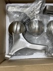 Pelham   White Cannonball Ball Bathtub Tub Feet  Brushed Nickel  Set Of  4 