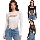 Women Bodysuit Fashion Rompers Silky Leotards Babydoll Jumpsuits Short Sleeve