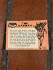 The Batman  1 1966 Topps Trading Card Black Bat Ungraded Vintage