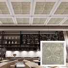 Faux Tin Ceiling Tiles  Metalize Wall Panels  For Nightclub Pl10 Dccg 10pcs